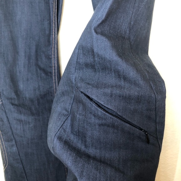 Athleta Dry Dipper Schoeller Bootcut Indigo Jeans size 4 - Picture 6 of 14